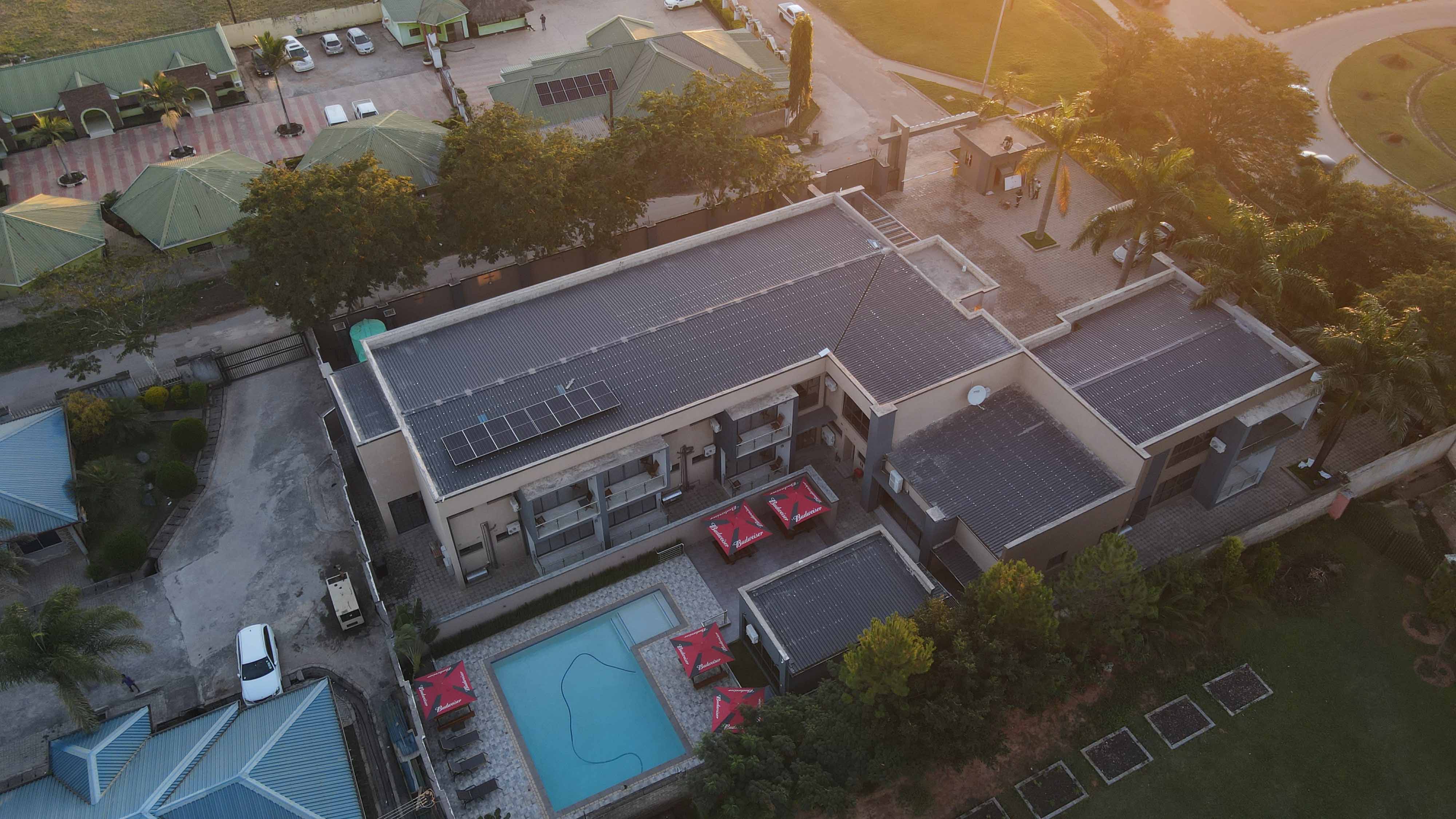 Copper Crest Hotel Aerial View